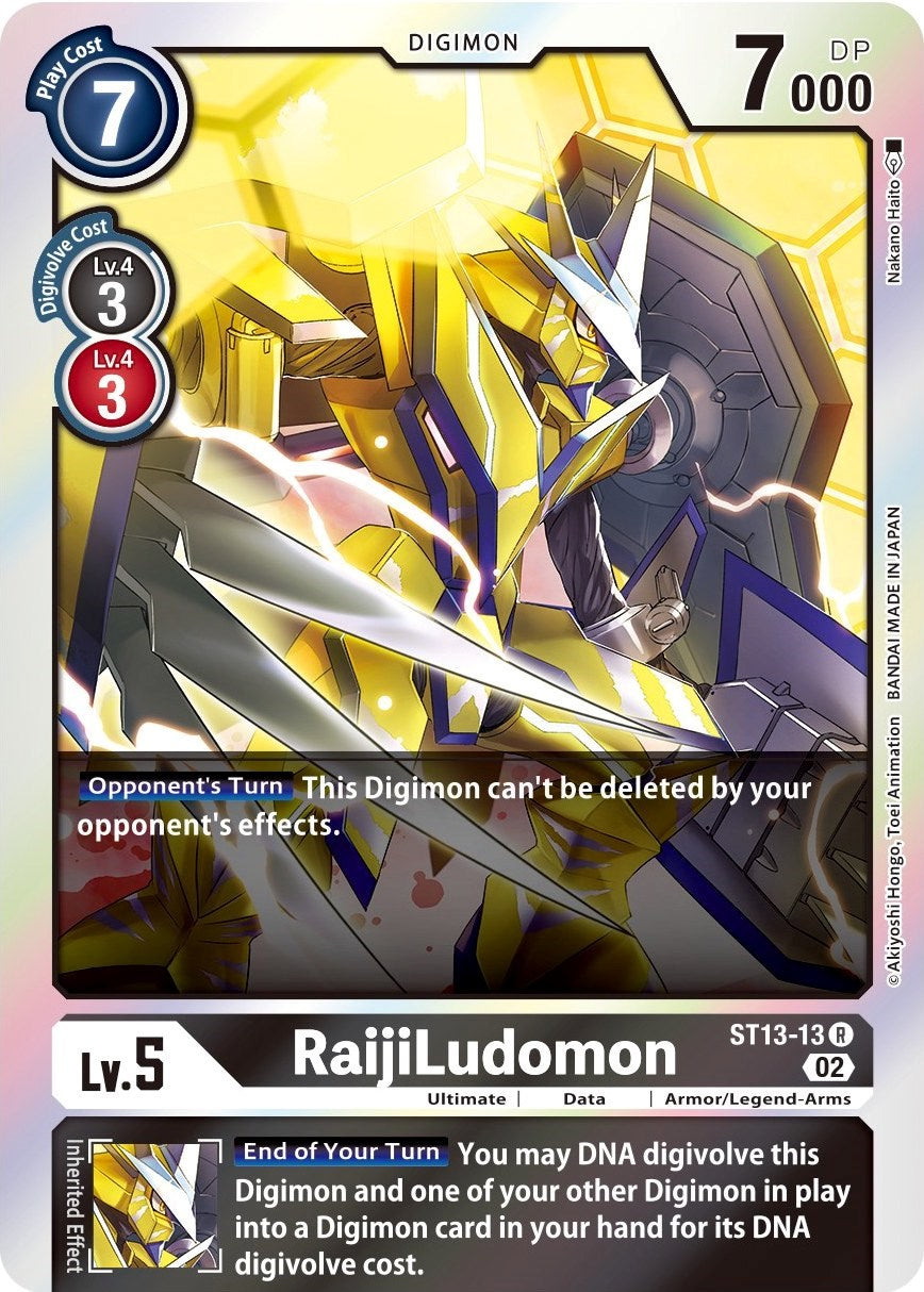 Image of RaijiLudomon [ST13-13] [Starter Deck: Ragnaloardmon]