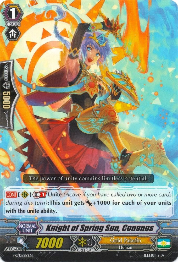 Image of Knight ofring Sun, Conanus (PR/0387EN) [Promo Cards]