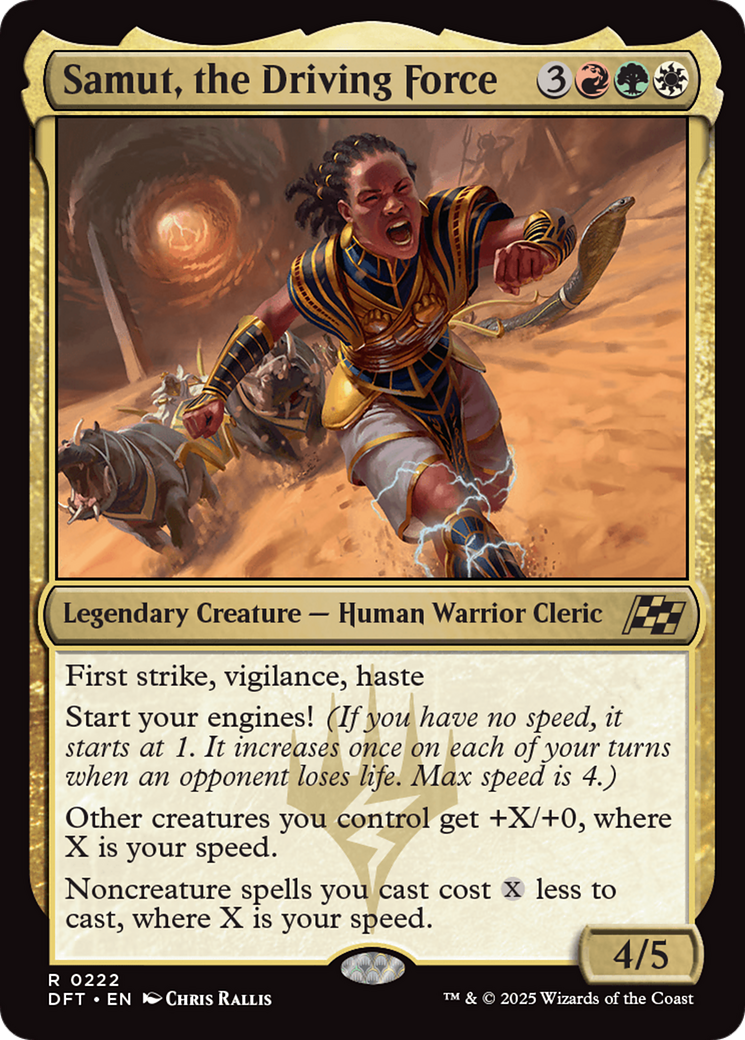 Image of Samut, the Driving Force [Aetherdrift]
