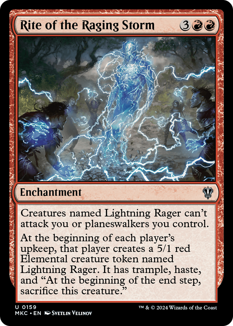 Image of Rite of the Raging Storm [Murders at Karlov Manor Commander]