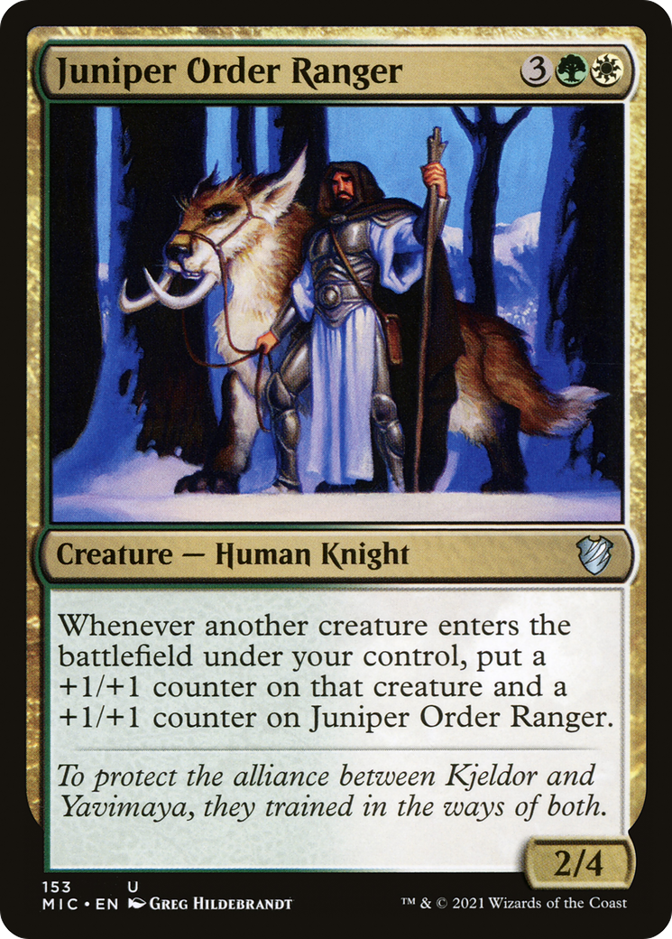Image of Juniper Order Ranger [Innistrad: Midnight Hunt Commander]