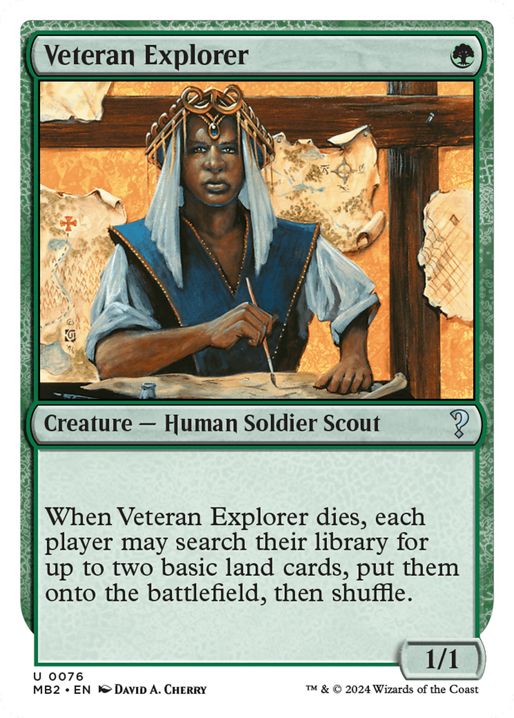 Image of Veteran Explorer (White Border) [Mystery Booster 2]