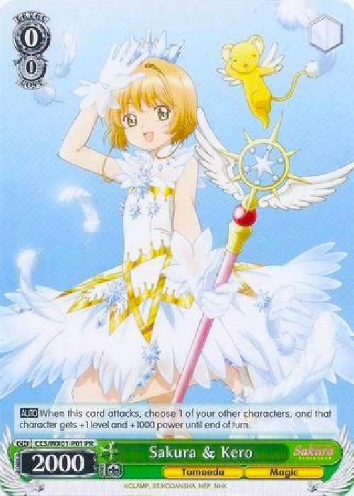 Image of Sakura & Kero (CCS/WX01-P01 PR) (Promo) [Cardcaptor Sakura: Clear Card]