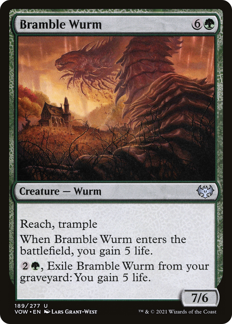 Image of Bramble Wurm [Innistrad: Crimson Vow]