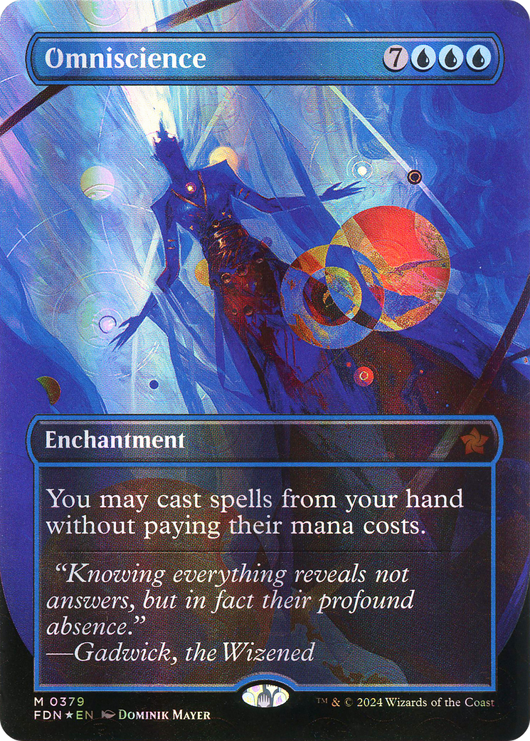 Image of Omniscience (Borderless Mana Foil) [Foundations]