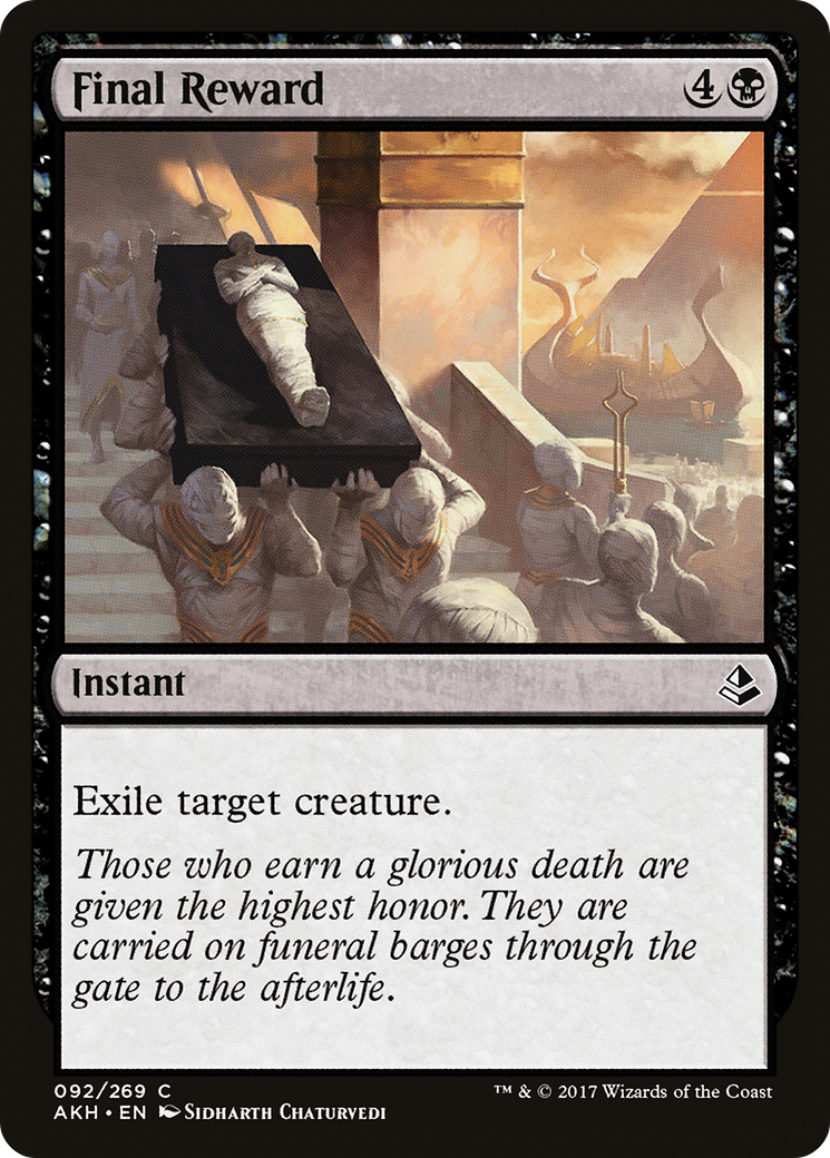 Image of Final Reward [Amonkhet]