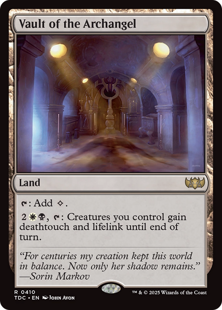 Image of Vault of the Archangel [Tarkir: Dragonstorm Commander]