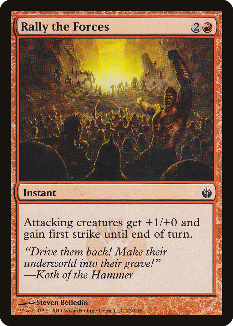 Image of Rally the Forces [Mirrodin Besieged]