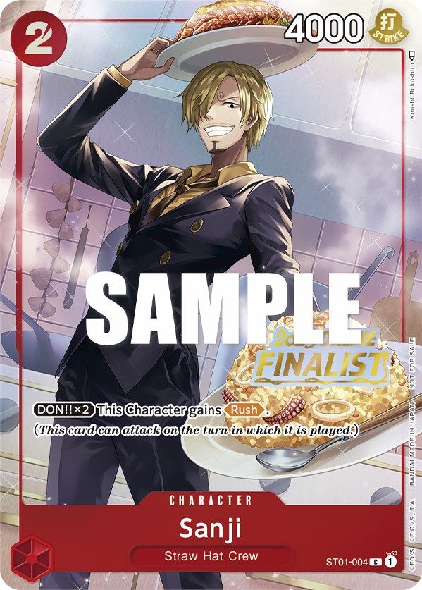 Image of Sanji (Online Regional 2023) [Finalist] [One Piece Promotion Cards]