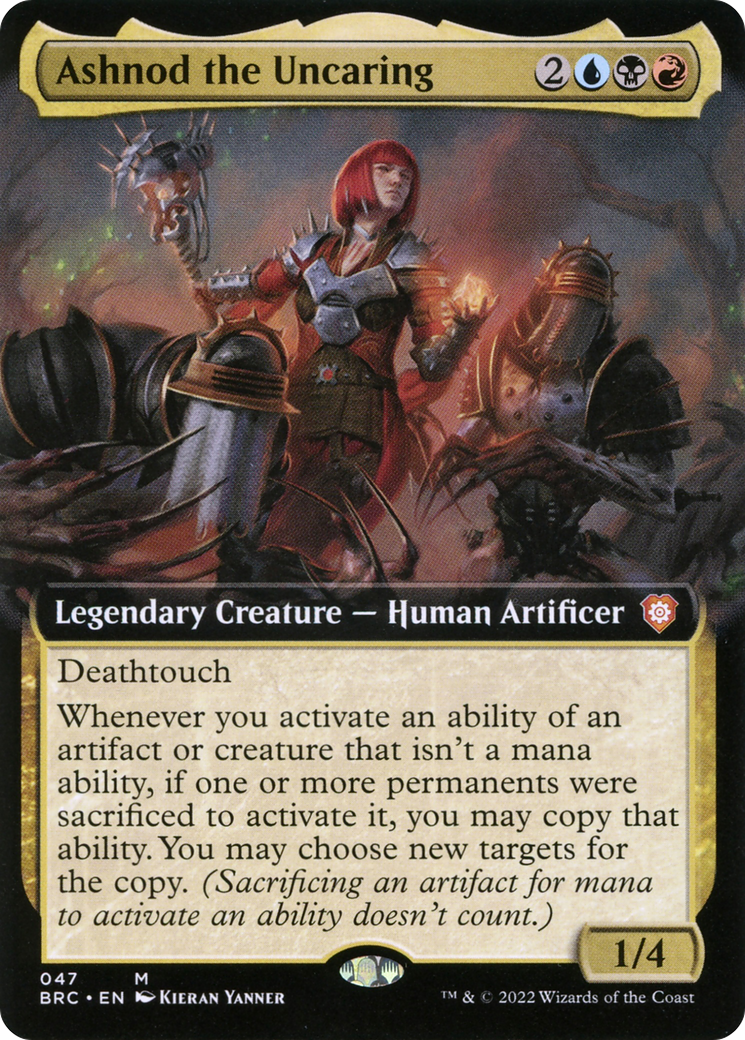 Image of Ashnod the Uncaring (Extended Art) [The Brothers' War Commander]