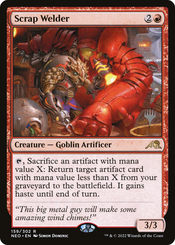 Image of Scrap Welder (Promo Pack) [Kamigawa: Neon Dynasty Promos]