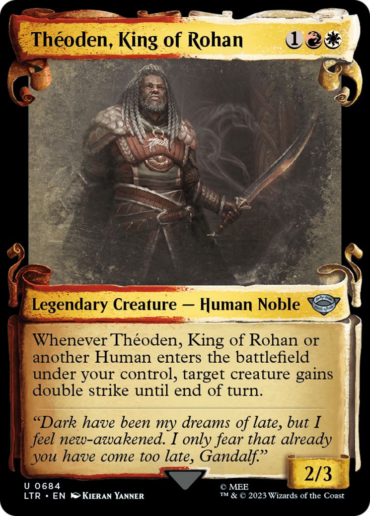 Image of Theoden, King of Rohan [The Lord of the Rings: Tales of Middle-Earth Showcase Scrolls]