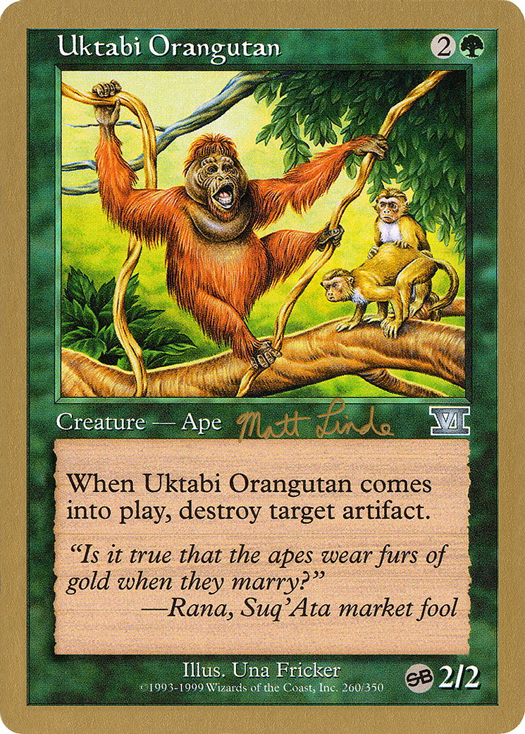 Image of Uktabi Orangutan (Matt Linde) (SB) [World Championship Decks 1999]