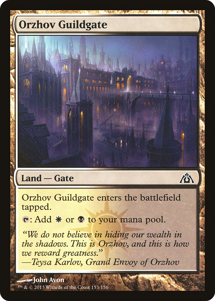 Image of Orzhov Guildgate [Dragon's Maze]
