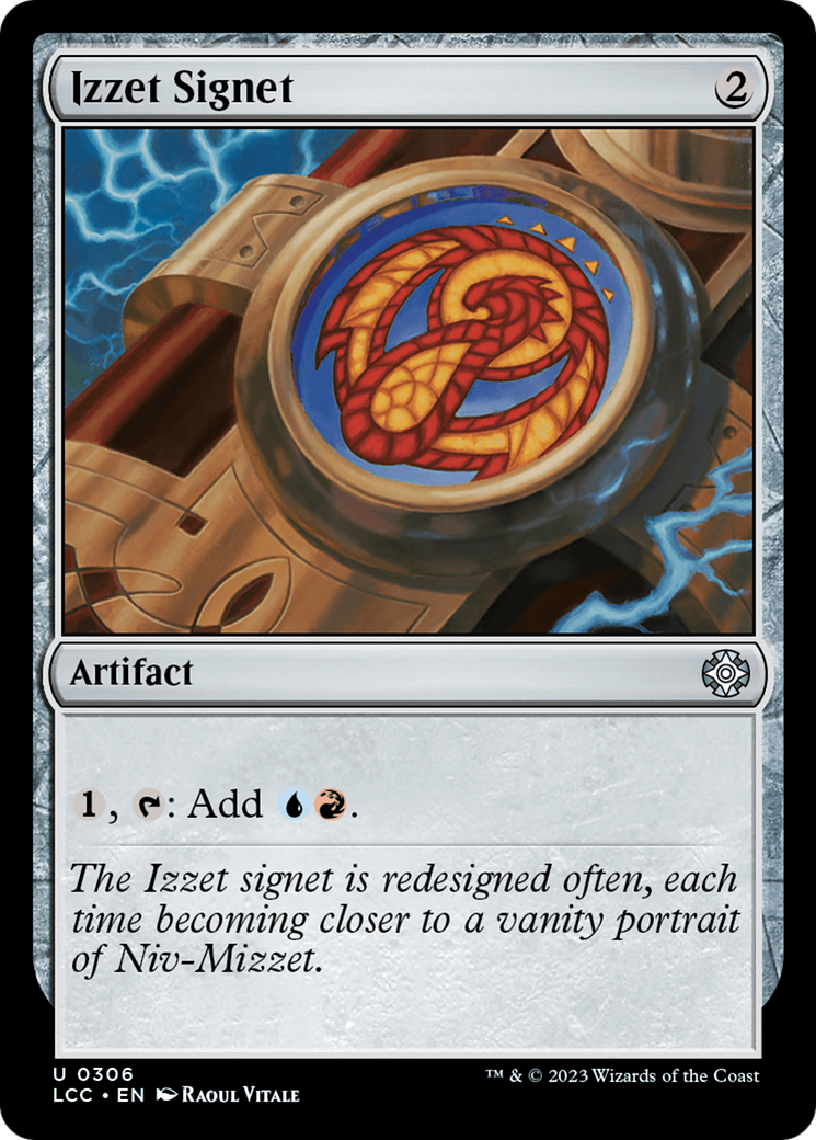 Image of Izzet Signet [The Lost Caverns of Ixalan Commander]