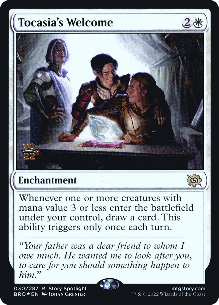 Image of Tocasia's Welcome [The Brothers' War Prerelease Promos]