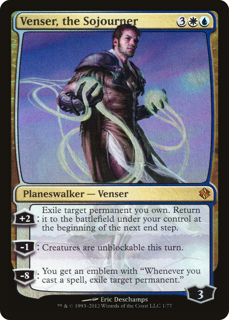 Image of Venser, the Sojourner (DDI-001) - Duel Decks: Venser vs. Koth