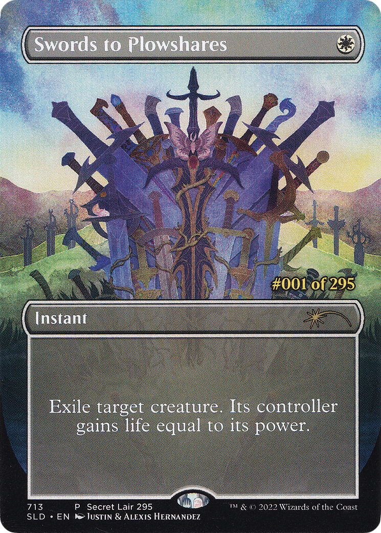 Image of Swords to Plowshares (Serial Numbered) [Secret Lair Drop Series]