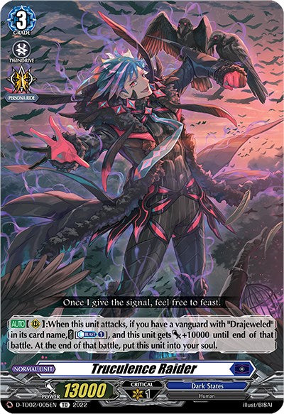 Image of Truculence Raider (D-TD02/005EN) [Michiru Hazama -Demonic Jewel Dragon of the Four Flames-]