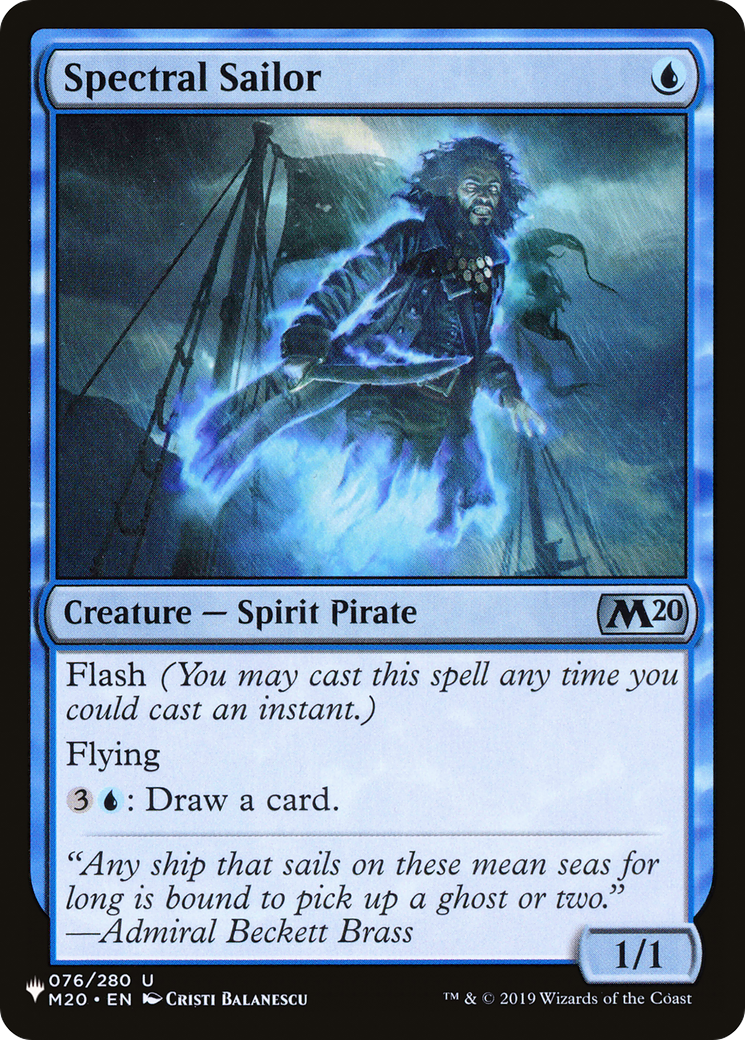 Image of Spectral Sailor [The List]