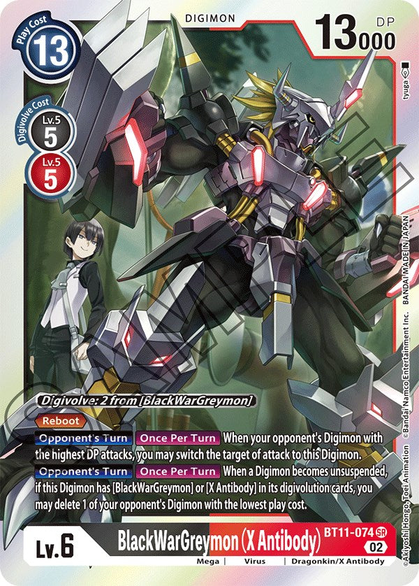 Image of BlackWarGreymon (X Antibody) [BT11-074] [Dimensional Phase]
