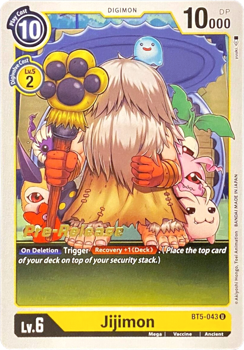 Image of Jijimon [BT5-043] [Battle of Omni Pre-Release Promos]