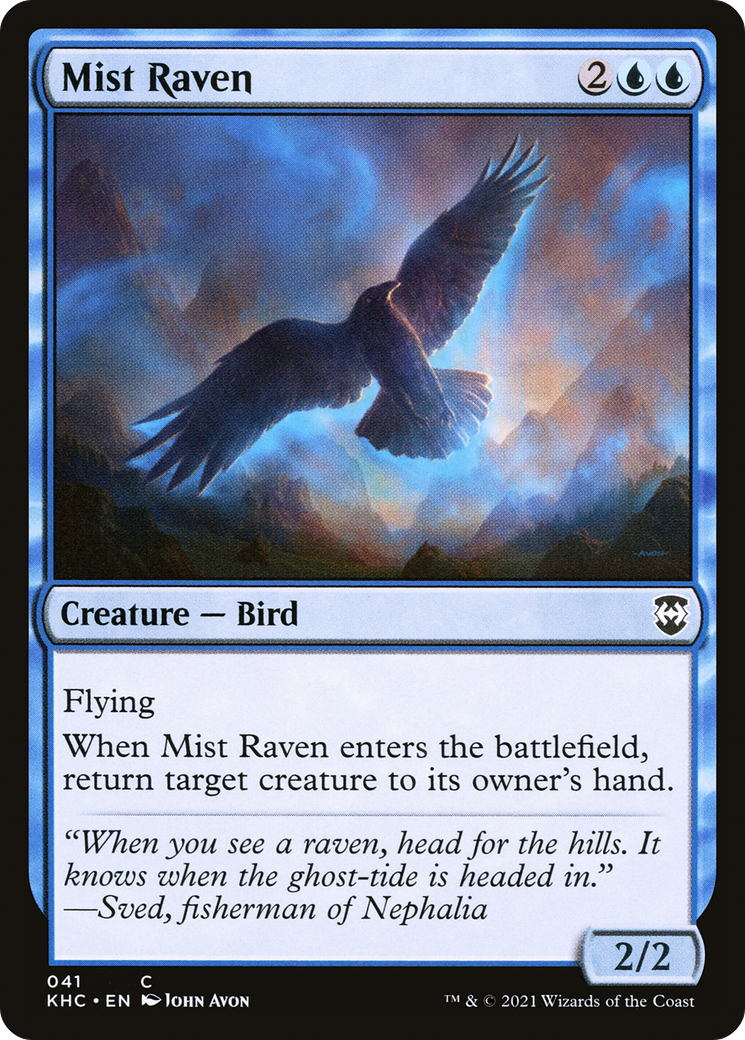 Image of Mist Raven [Kaldheim Commander]