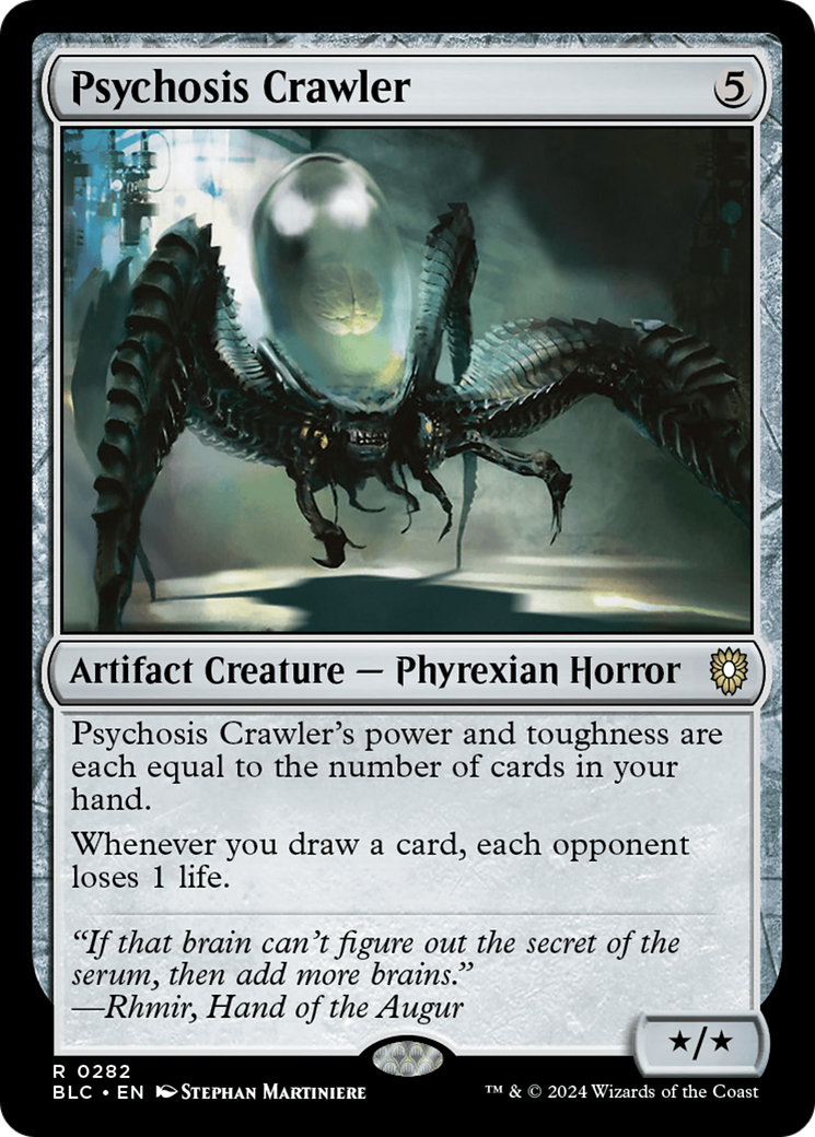 Image of Psychosis Crawler [Bloomburrow Commander]