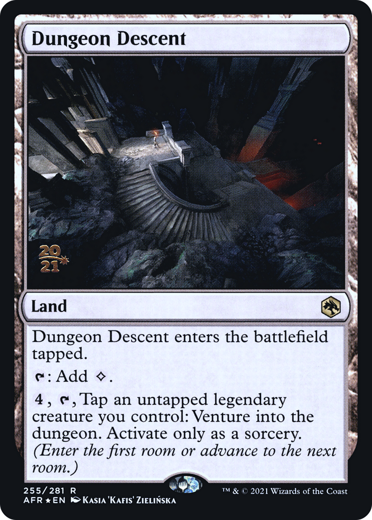Image of Dungeon Descent [Dungeons & Dragons: Adventures in the Forgotten Realms Prerelease Promos]