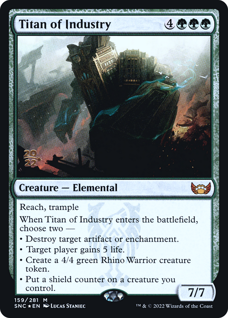 Image of Titan of Industry [Streets of New Capenna Prerelease Promos]