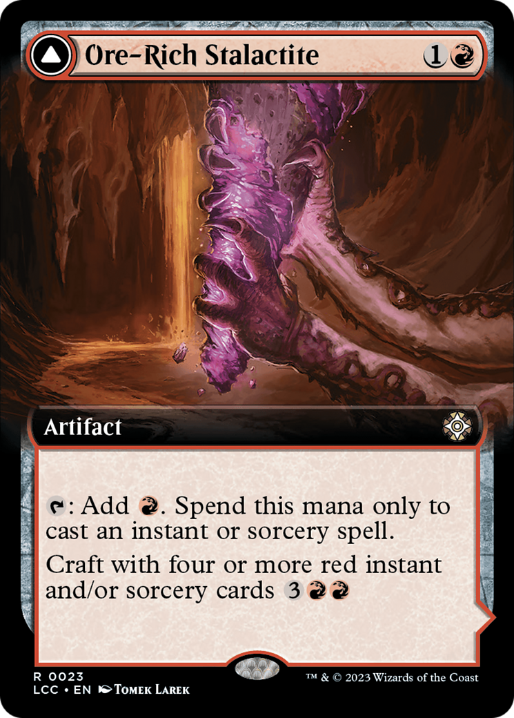 Image of Ore-Rich Stalactite (Extended Art) [The Lost Caverns of Ixalan Commander]
