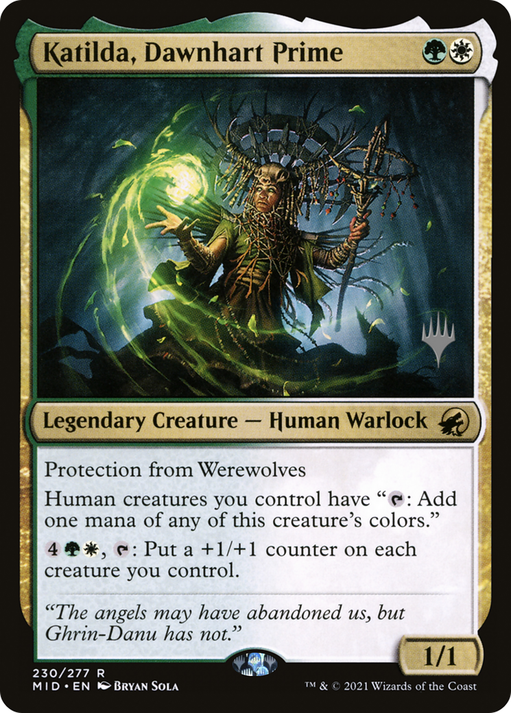 Image of Katilda, Dawnhart Prime (Promo Pack) [Innistrad: Midnight Hunt Promos]