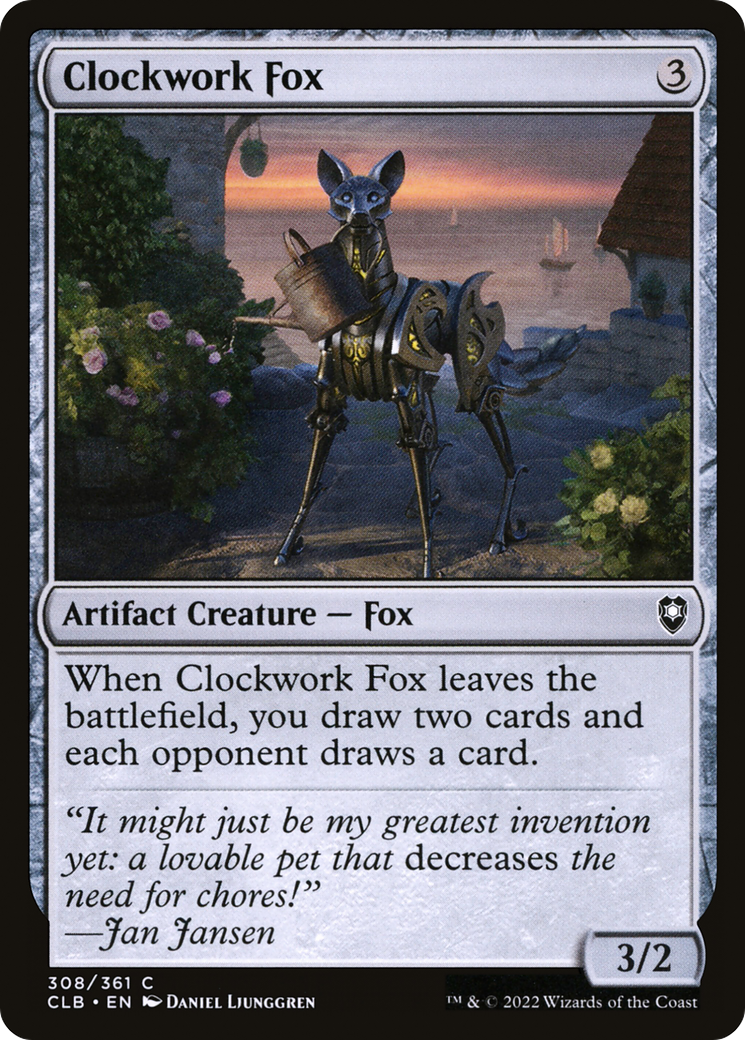 Image of Clockwork Fox [Commander Legends: Battle for Baldur's Gate]