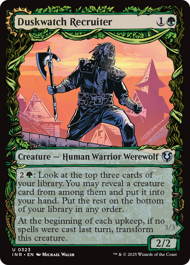 Image of Duskwatch Recruiter // Krallenhorde Howler (Showcase) [Innistrad Remastered]