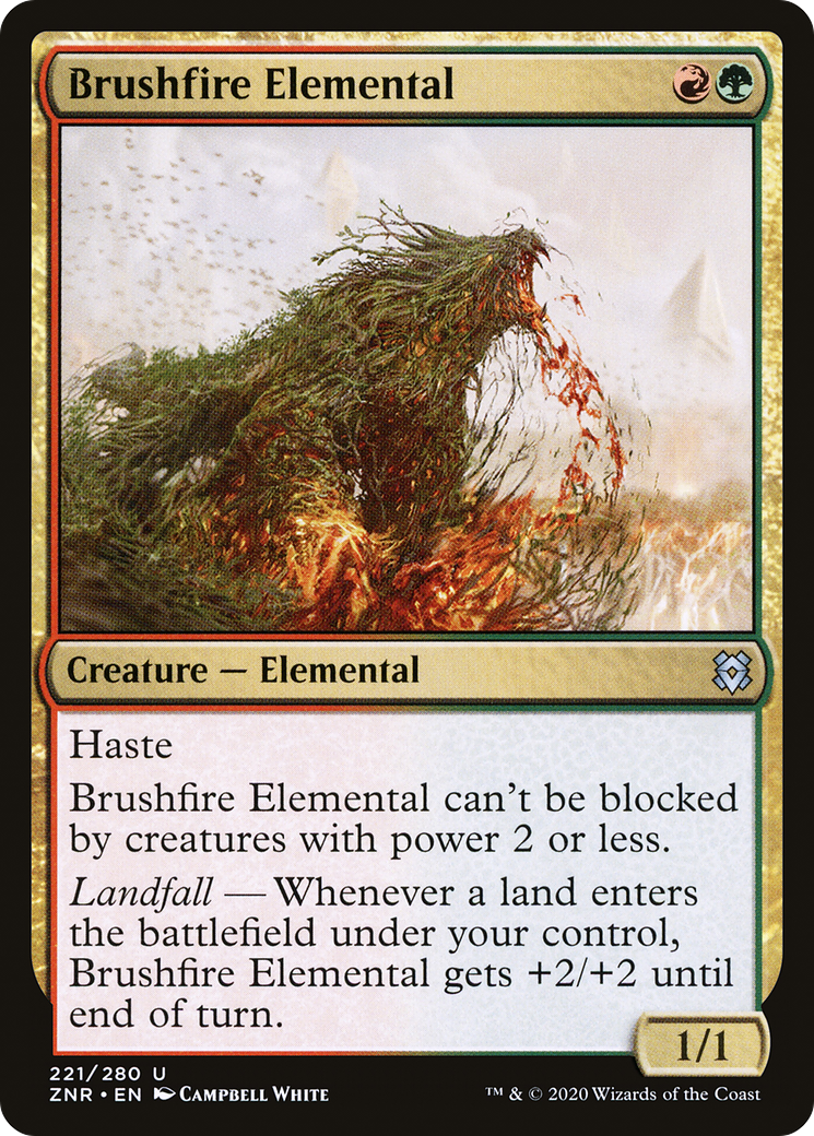 Image of Brushfire Elemental [Zendikar Rising]