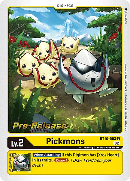 Image of Pickmons [BT10-003] [Xros Encounter Pre-Release Cards]
