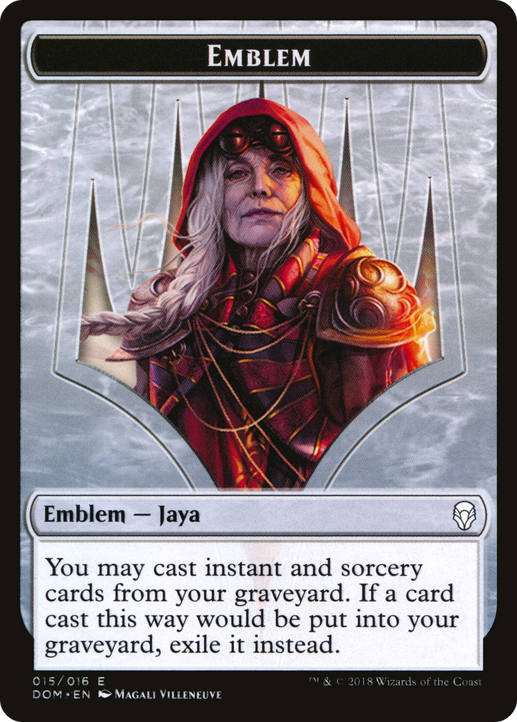 Image of Jaya Ballard Emblem [Dominaria Tokens]