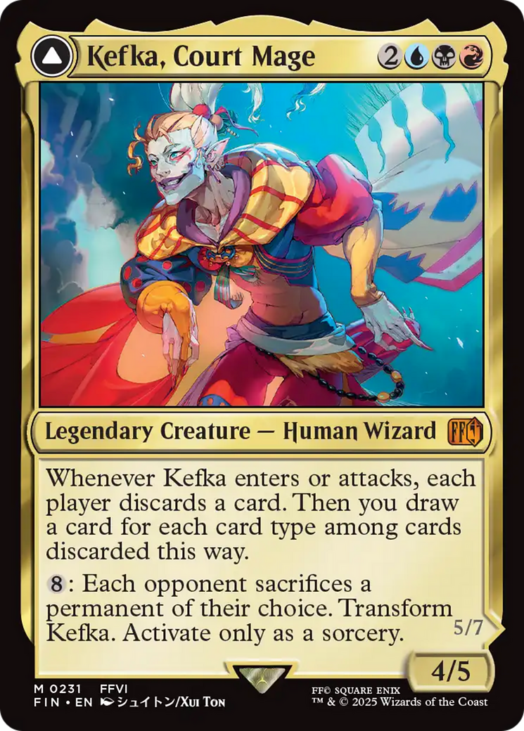 Image of Kefka, Court Mage // Kefka, Ruler of Ruin [FINAL FANTASY]