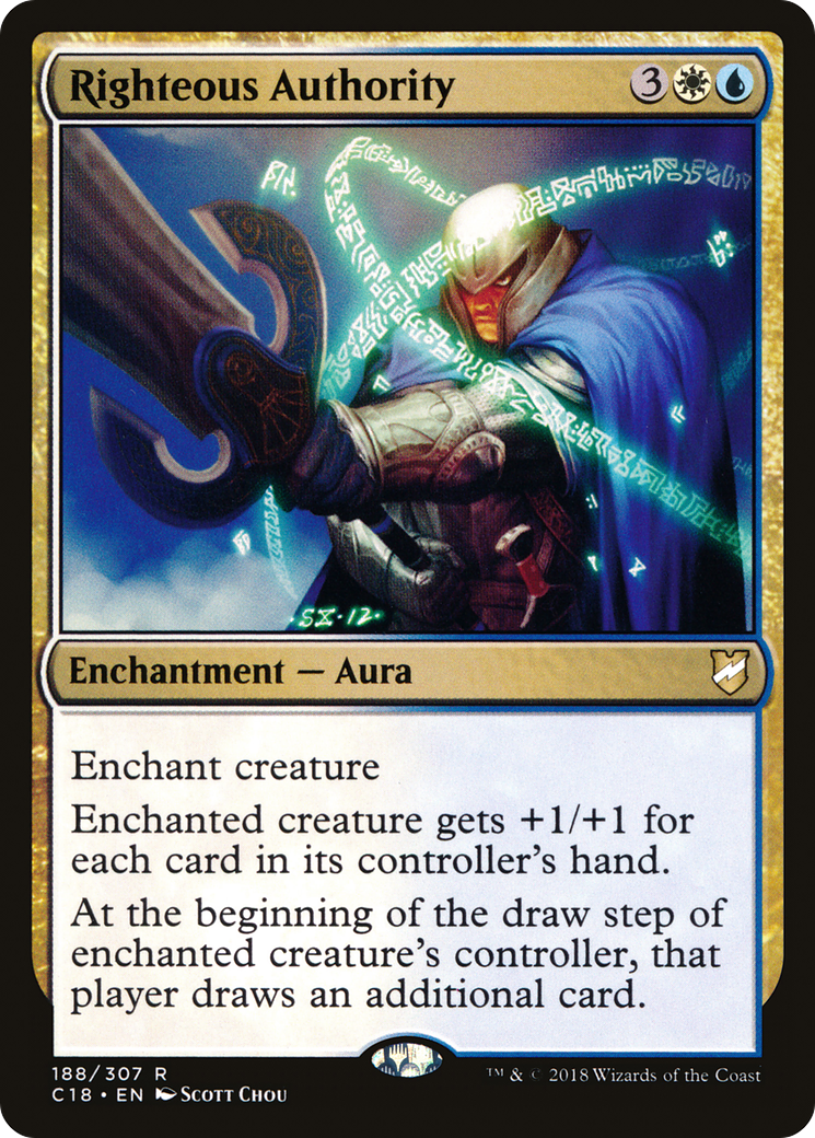 Image of Righteous Authority [Commander 2018]