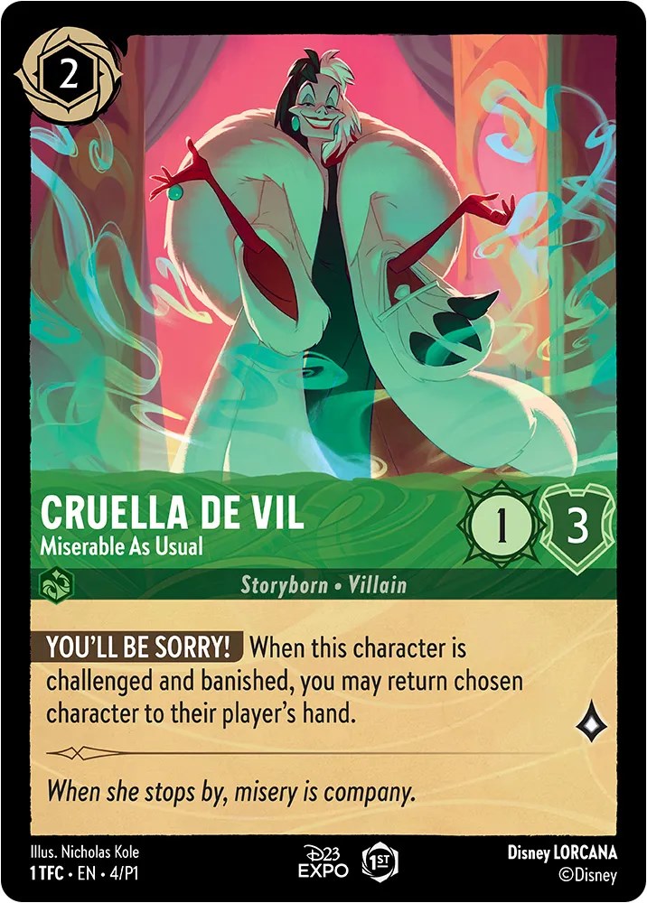 Image of Cruella de Vil (4) [D23 Promos]