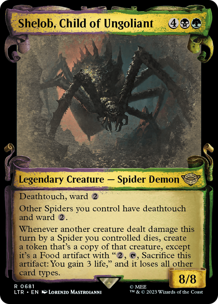 Image of Shelob, Child of Ungoliant [The Lord of the Rings: Tales of Middle-Earth Showcase Scrolls]