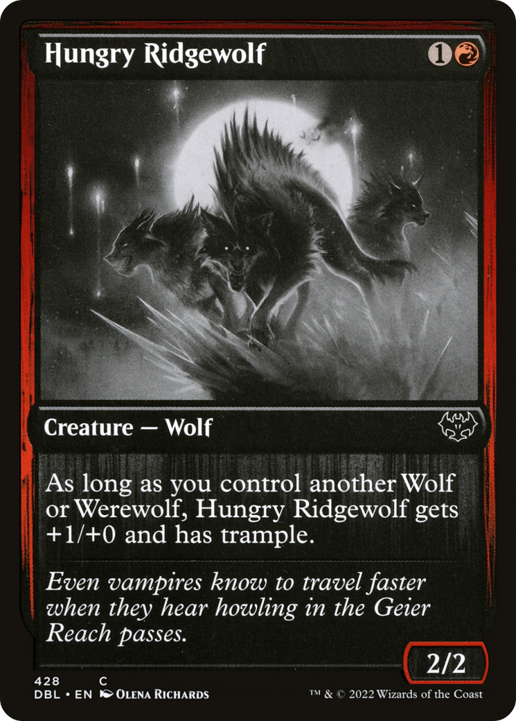 Image of Hungry Ridgewolf [Innistrad: Double Feature]