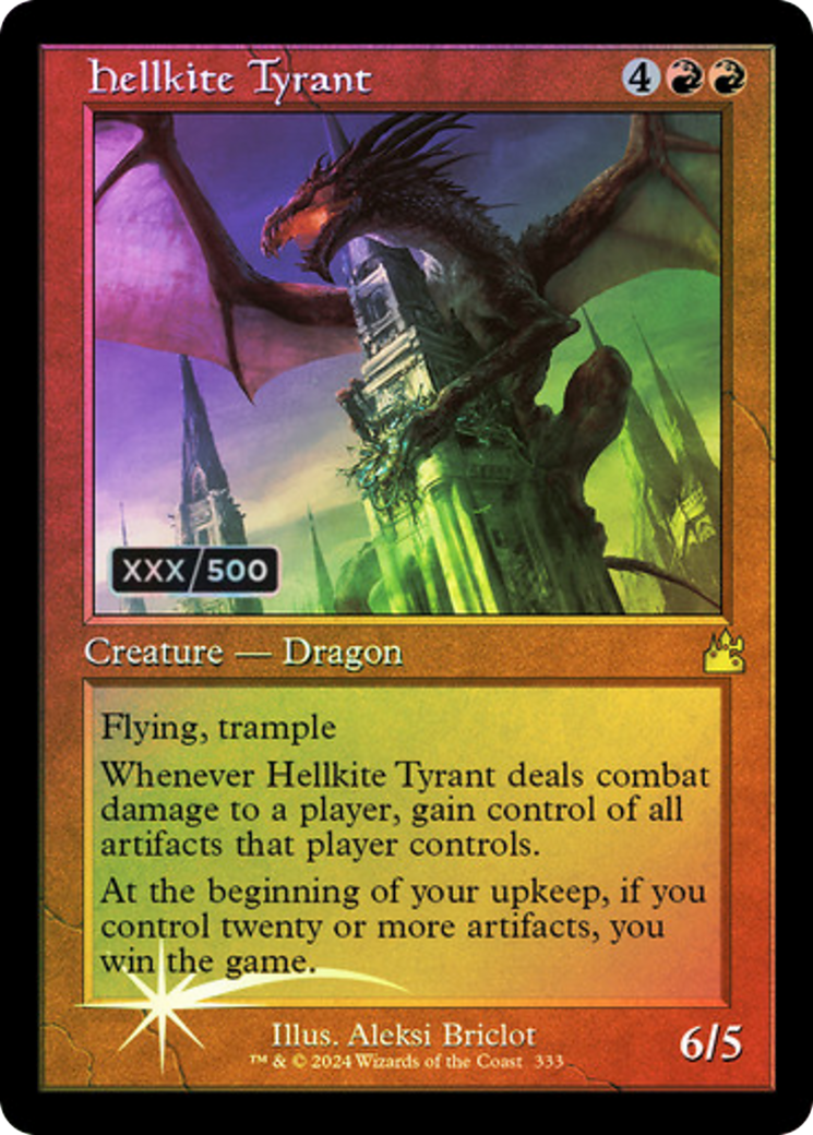 Image of Hellkite Tyrant (Retro) (Serialized) [Ravnica Remastered]
