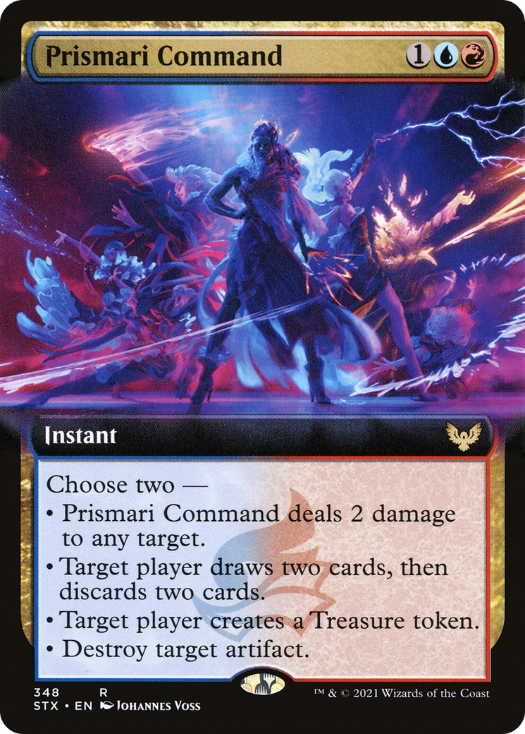 Image of Prismari Command (Extended Art) [Strixhaven: School of Mages]