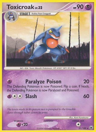 Image of Toxicroak (31/100) [Diamond & Pearl: Majestic Dawn]
