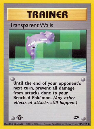 Image of Transparent Walls (125/132) [Gym Challenge 1st Edition]