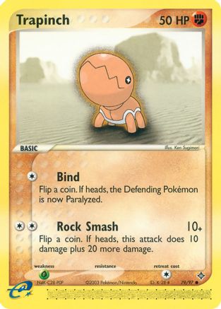 Image of Trapinch (79/97) [EX: Dragon]