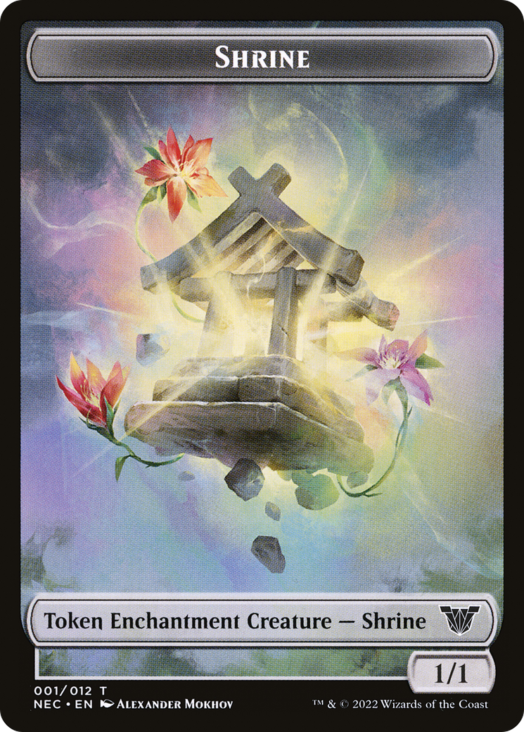 Image of Shrine Token [Kamigawa: Neon Dynasty Commander Tokens]