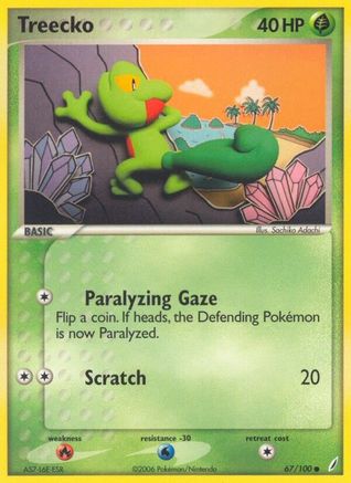 Image of Treecko (67/100) (Stamped) [EX: Crystal Guardians]