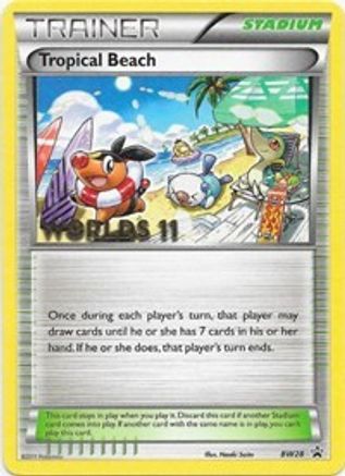 Image of Tropical Beach (BW28) [Black & White: Black Star Promos]